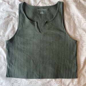 Green American Eagle Tank Top